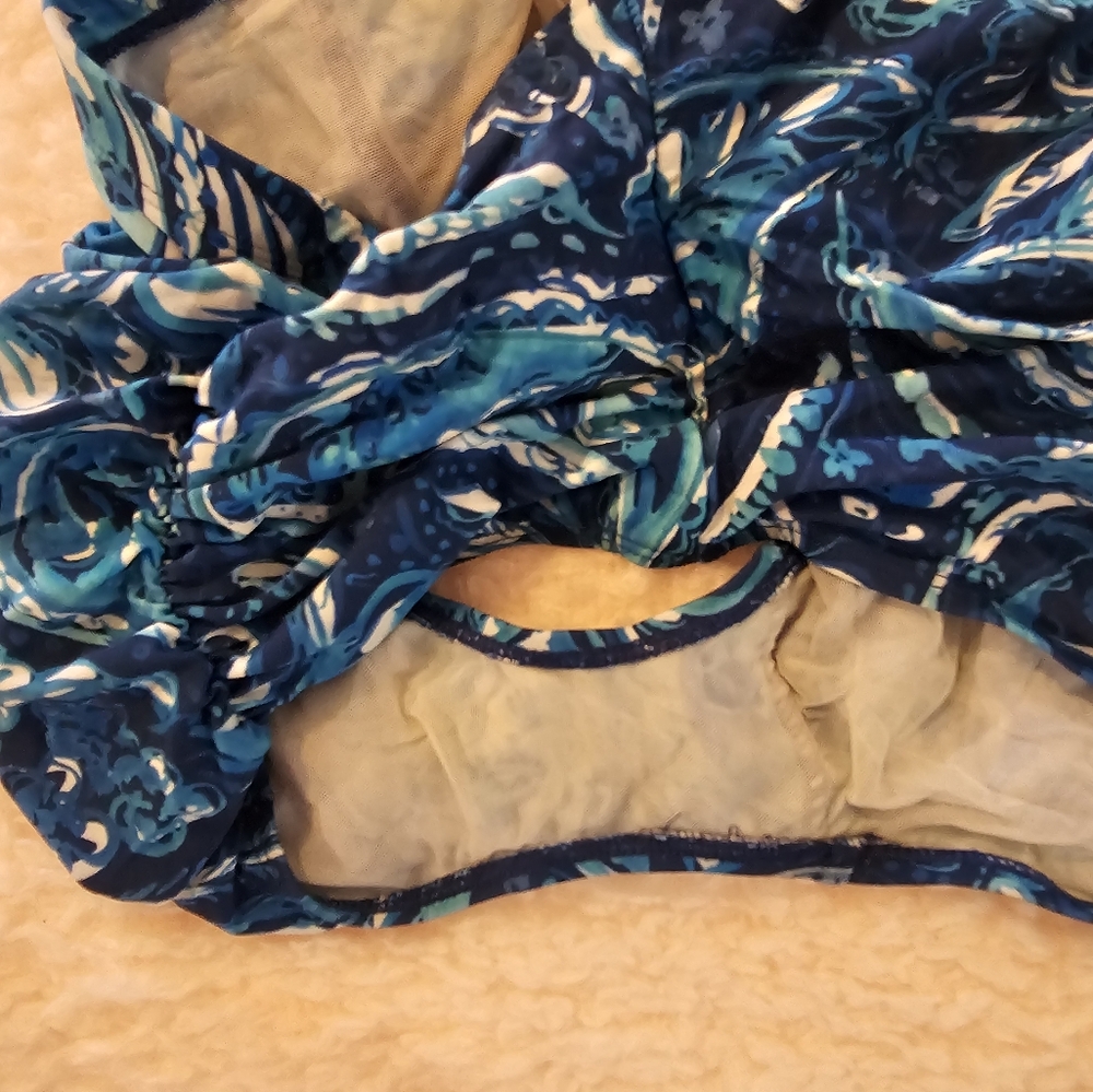 Blue Swirl Bikini Set - Picture 3 of 5